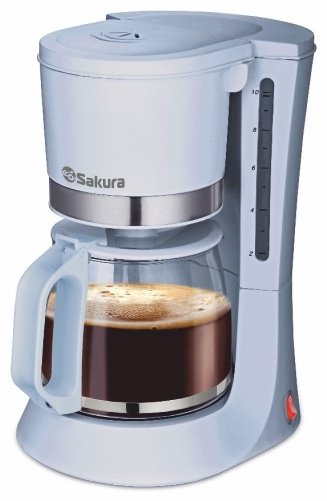 Кофеварка SAKURA SA-6117BL голубой