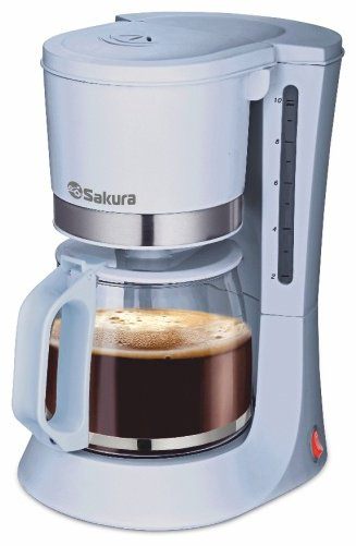Кофеварка SAKURA SA-6117BL голубой