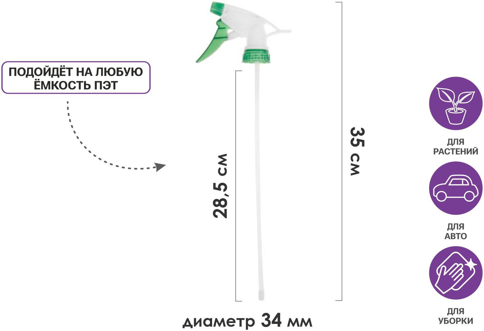 Опрыскиватель PERFECTO LINEA механический 42-283430 купить,NaN