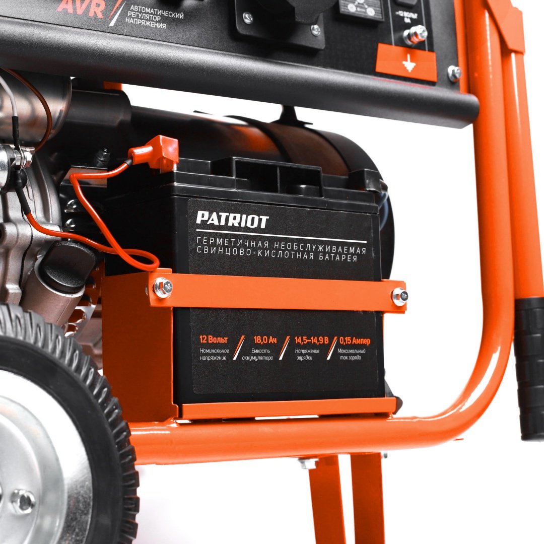 Электростанция бензиновая Patriot 6 кВт 1 (220 В), GRS 7500E