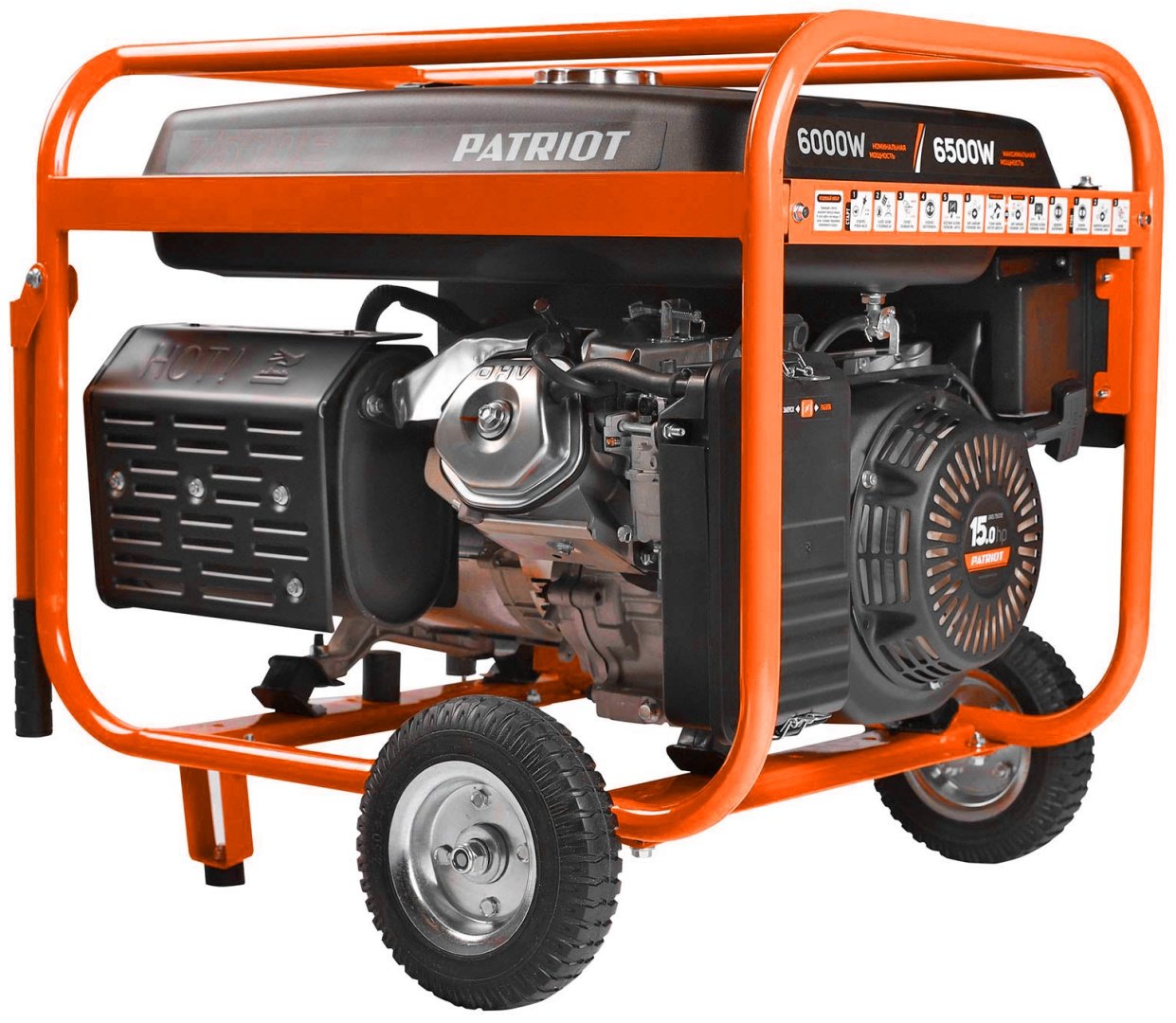 Электростанция бензиновая Patriot 6 кВт 1 (220 В), GRS 7500E - ForteMarket Электростанция бензиновая Patriot 6 кВт 1 (220 В), GRS 7500E купить,0