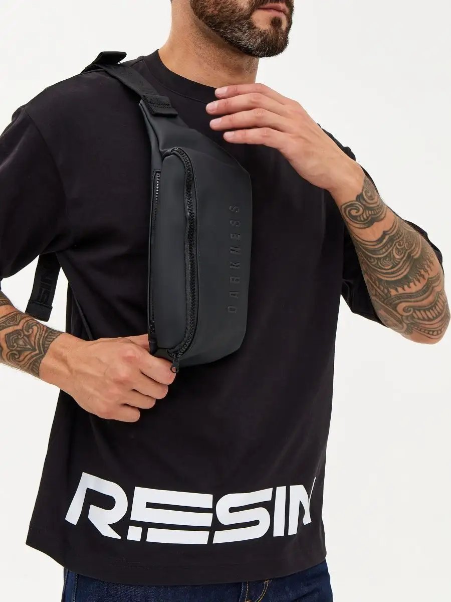 Сумка кросс-боди Resin полиэстер черный купить,NaN