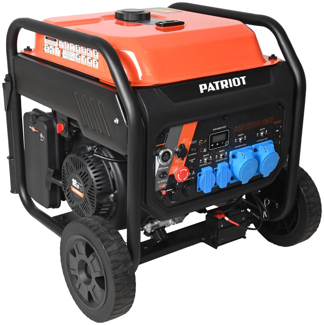 Электростанция бензиновая Patriot 10 кВт 3 (400/230 В), 472102399 купить,NaN