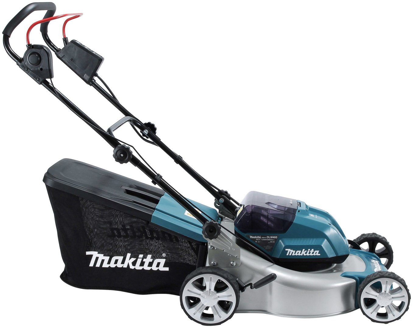 Газонокосилка колесная аккумуляторная Makita DLM460PT2 купить,0