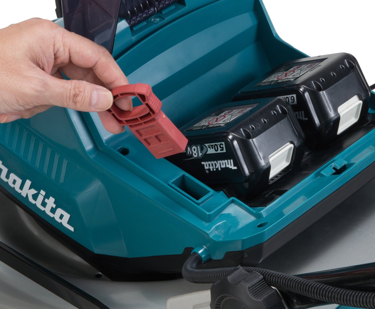Газонокосилка колесная аккумуляторная Makita DLM460PT2 купить,0