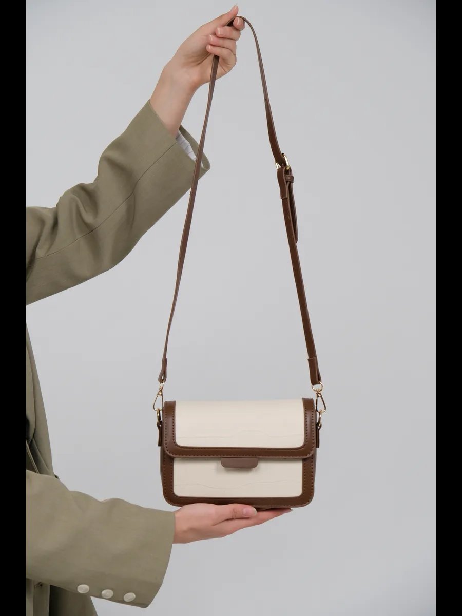 Сумка кросс-боди VELARIA BAGS экокожа белый купить,NaN
