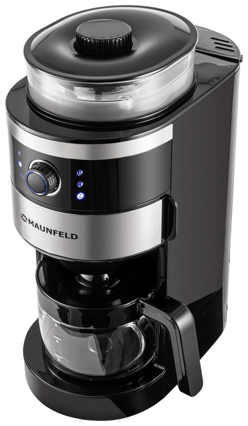 Кофеварка MAUNFELD MF-731BK черный купить,NaN