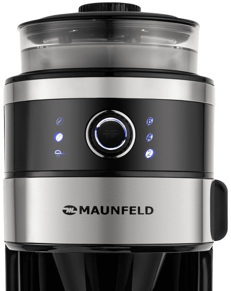 Кофеварка MAUNFELD MF-731BK черный купить,NaN