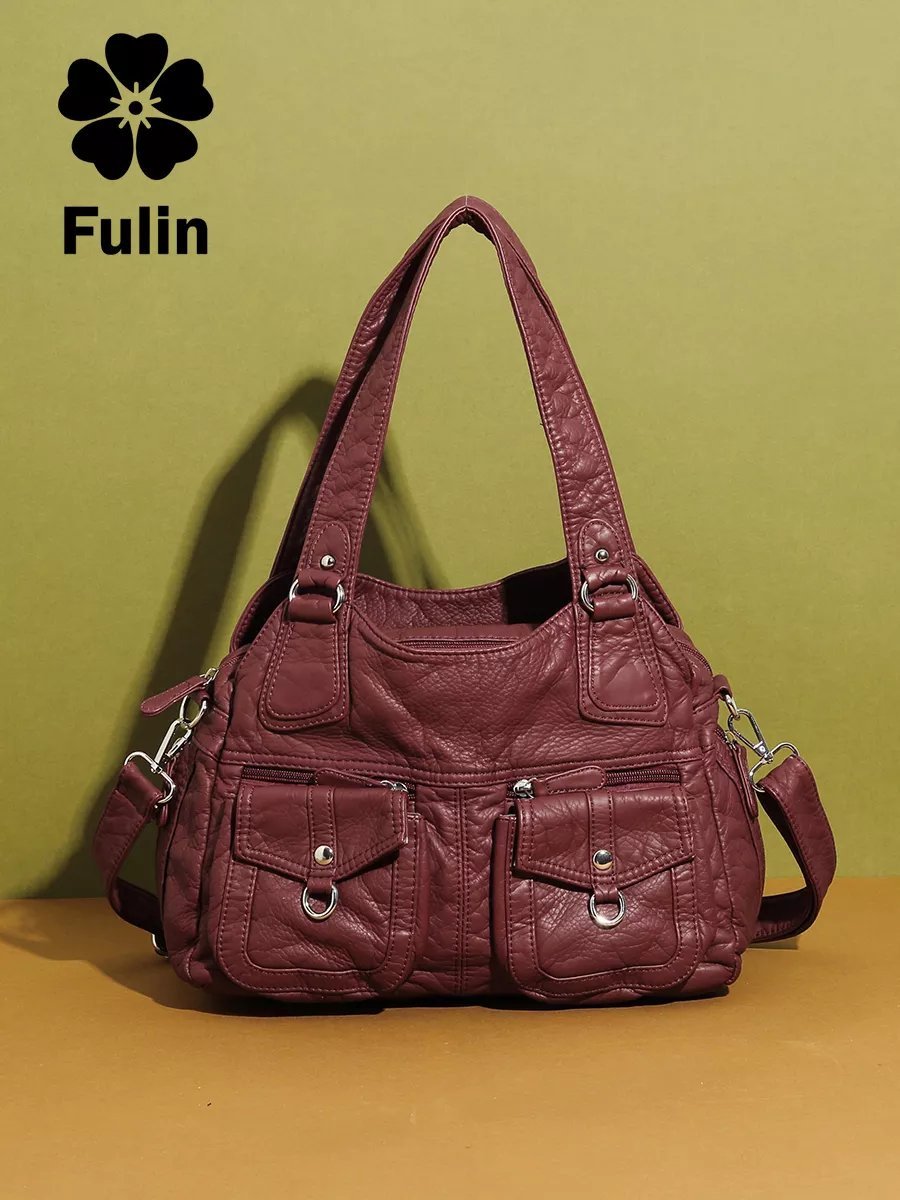 Мини-сумка FULIN экокожа красный купить,NaN