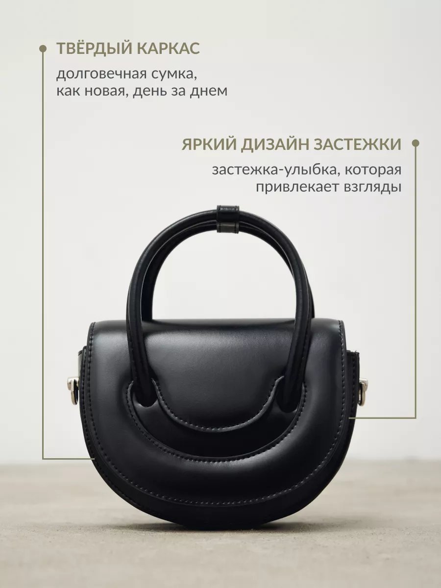 Сумка кросс-боди NORRBAG натуральная кожа черный купить,NaN