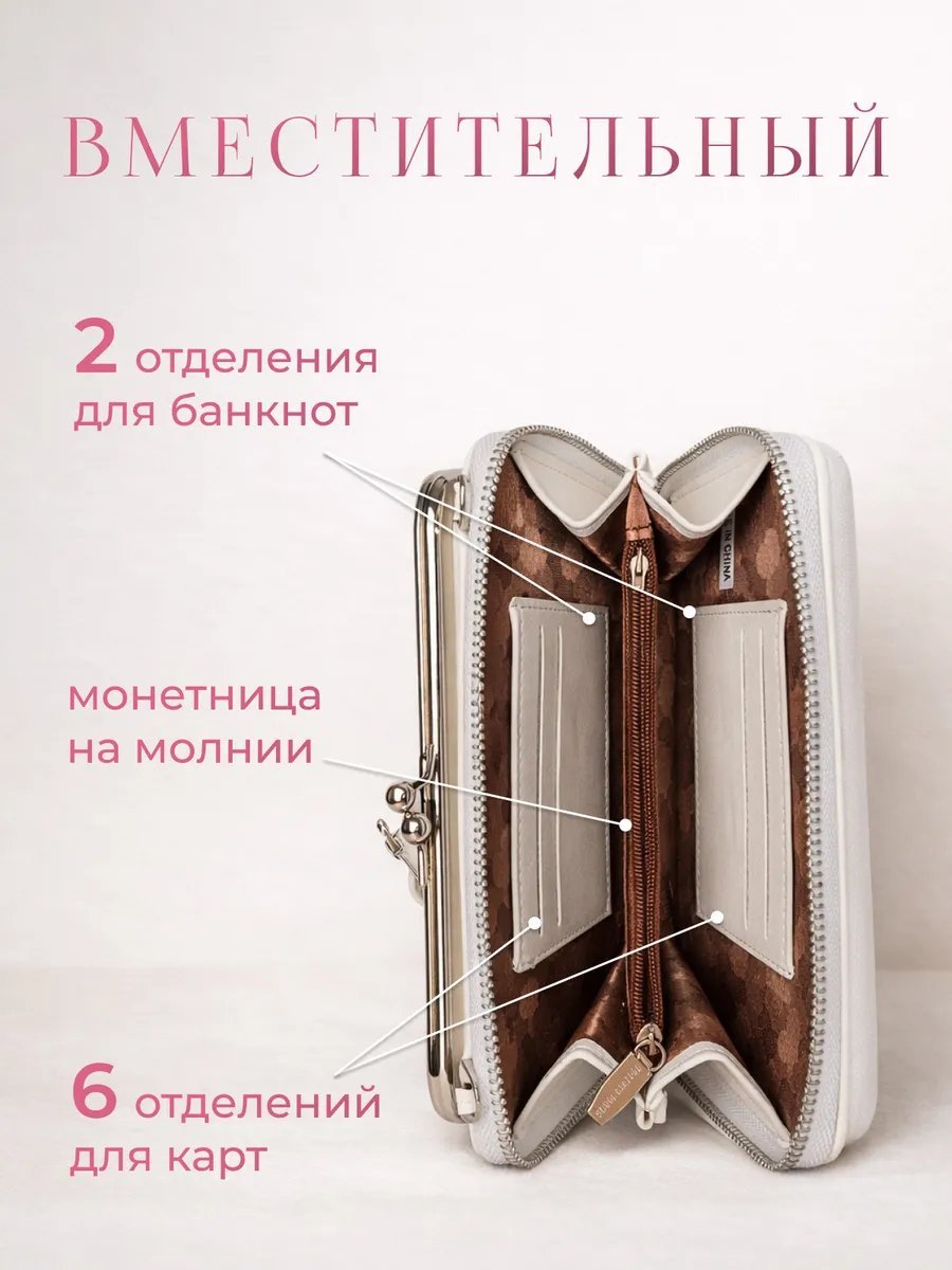 Сумка кросс-боди KOELL&MODA нейлон белый купить,NaN