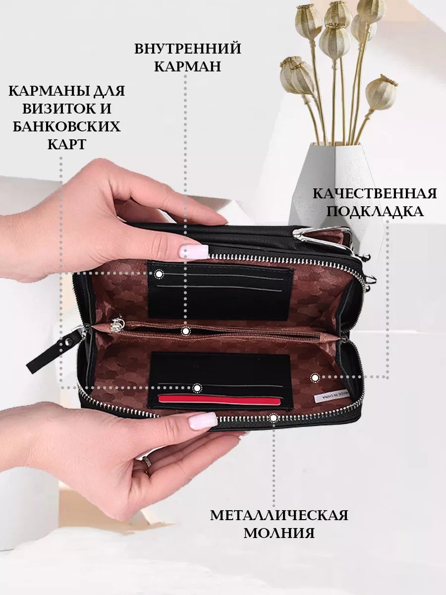 Сумка кросс-боди KOELL&MODA нейлон черный купить,NaN