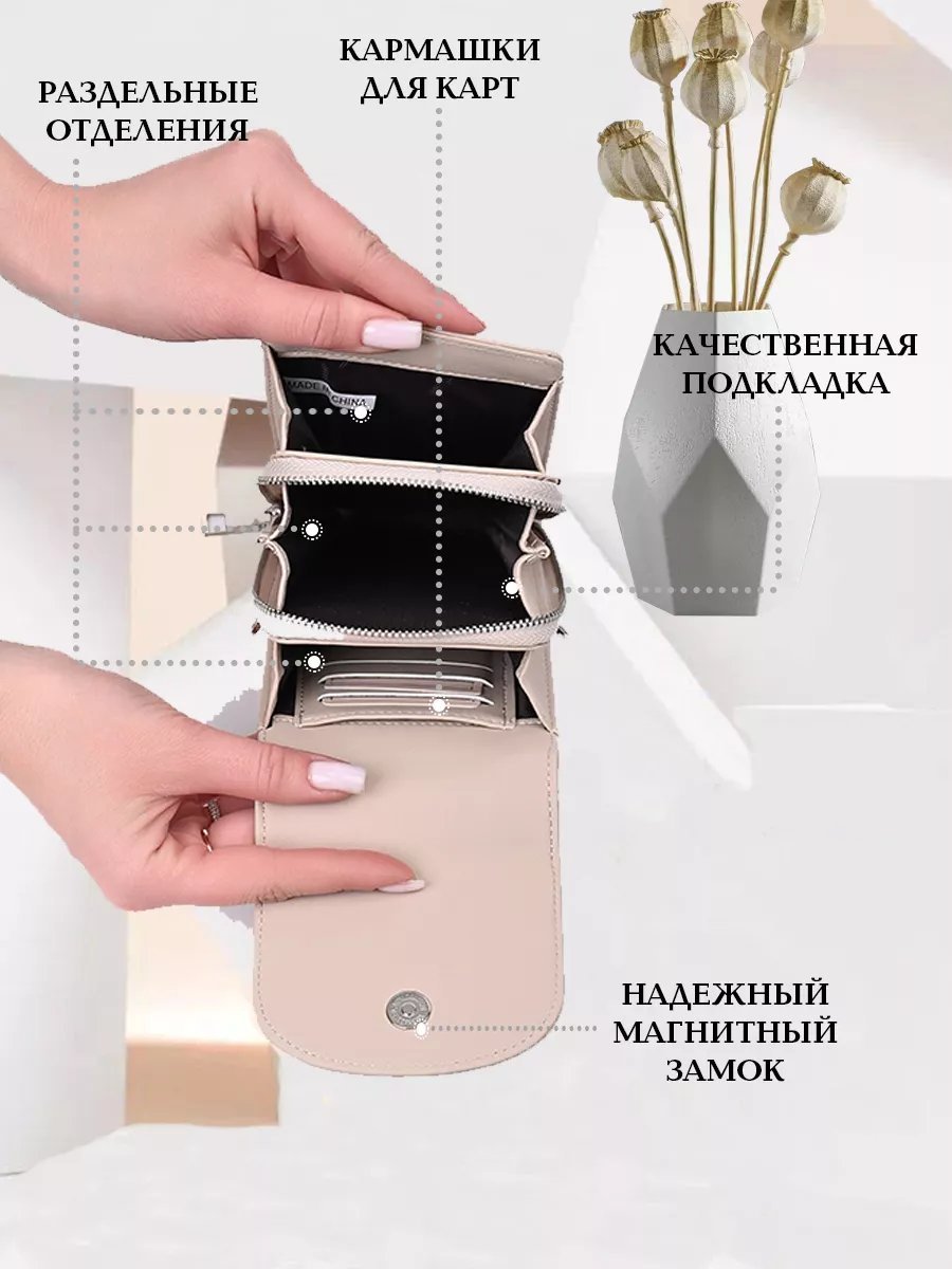 Сумка кросс-боди KOELL&MODA нейлон бежевый купить,NaN
