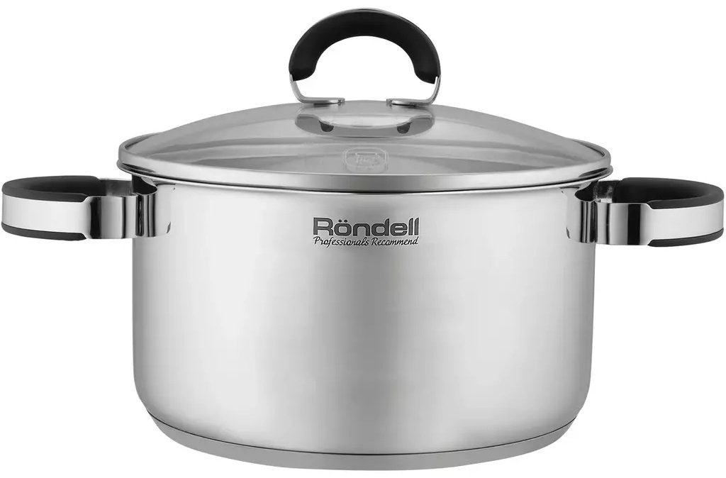 Кастрюля 5.1 л, Rondell Brando нержавеющая сталь купить,NaN