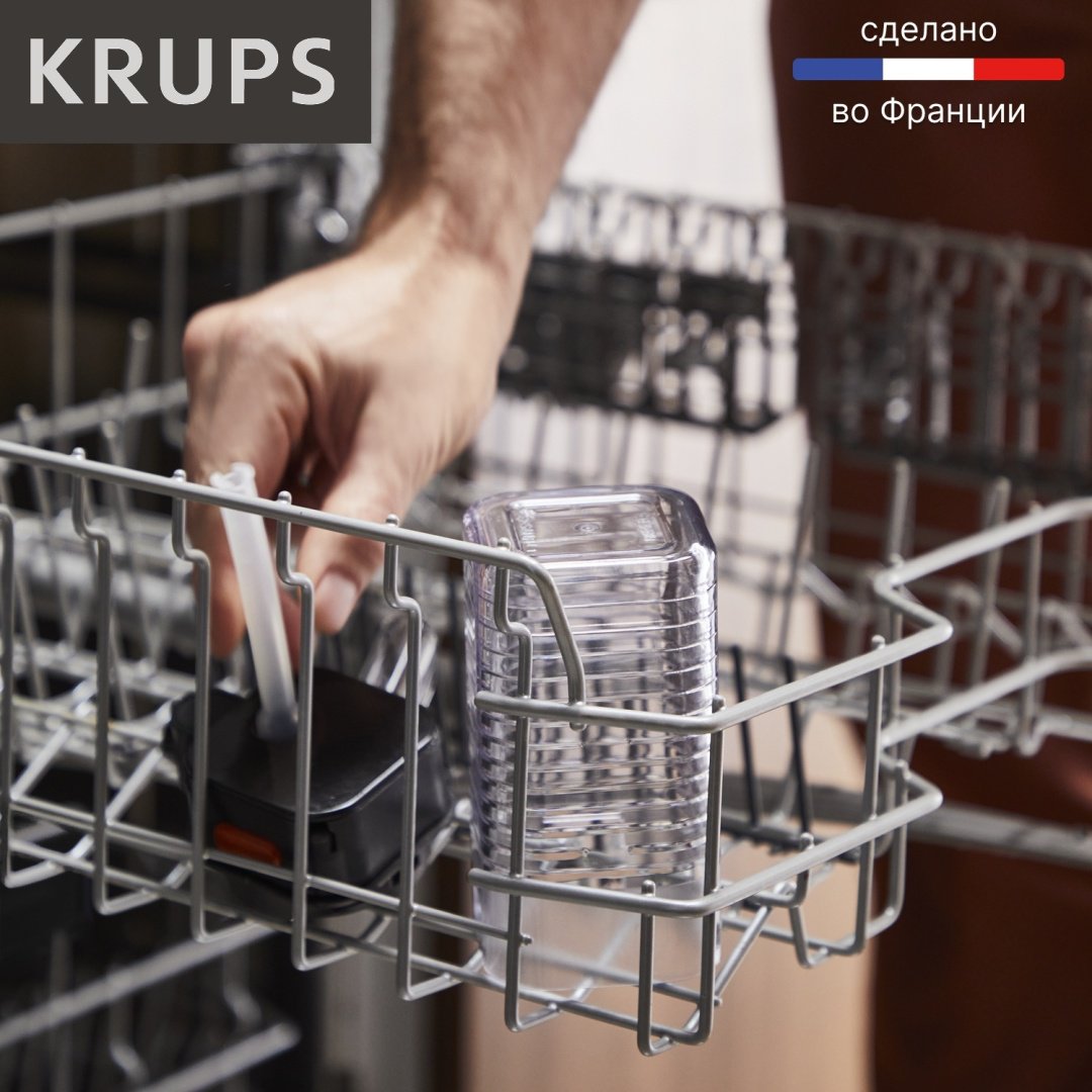 Кофемашина Krups Sensation Milk EA912B10 черный, серебристый купить,0