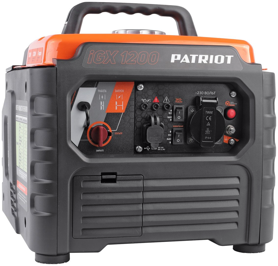 Электростанция бензиновая Patriot 1 кВт 1 (220 В), iGX 1200 купить,NaN