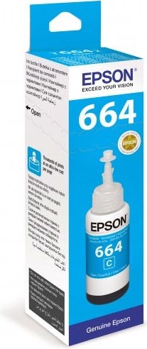 Чернила Epson T6642 C13T66424A голубой