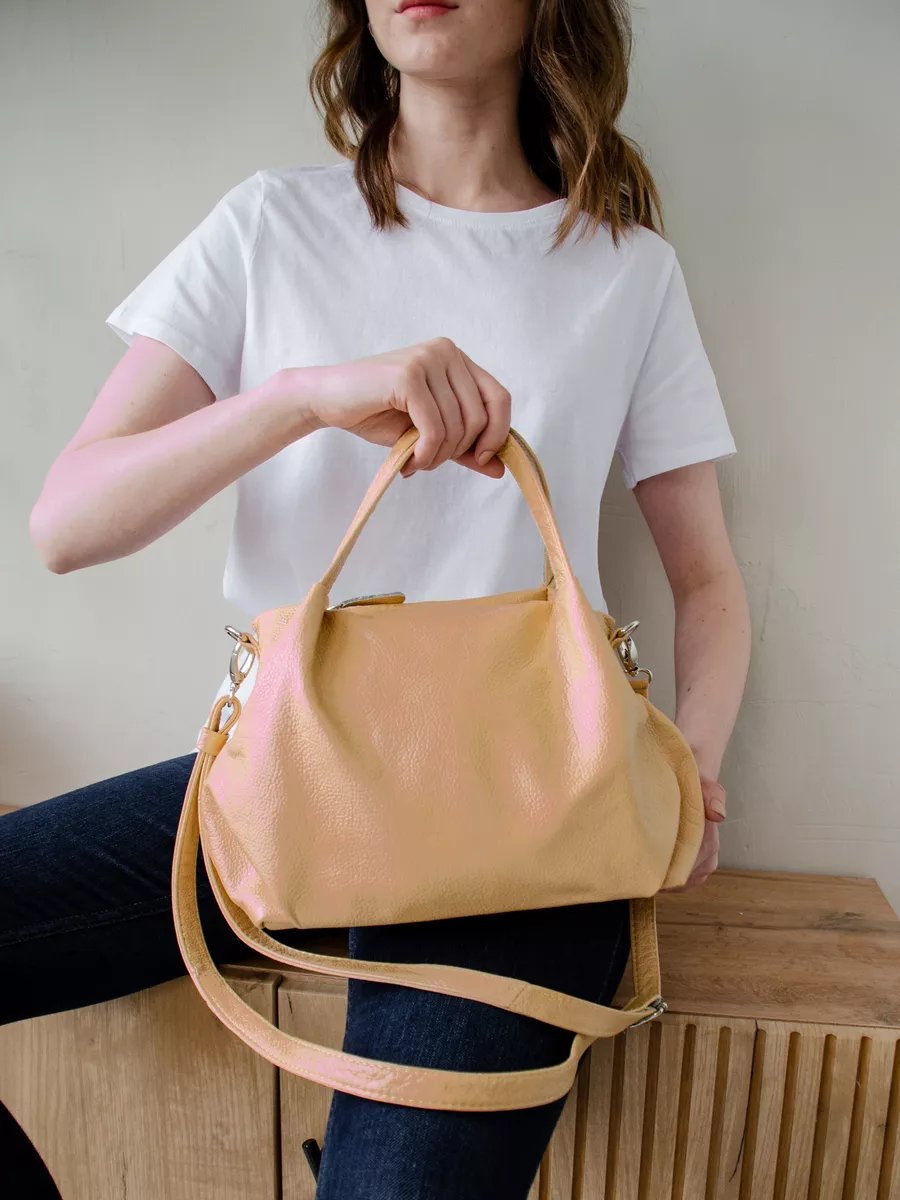 Сумка кросс-боди MADDA MODA натуральная кожа коричневый купить,NaN