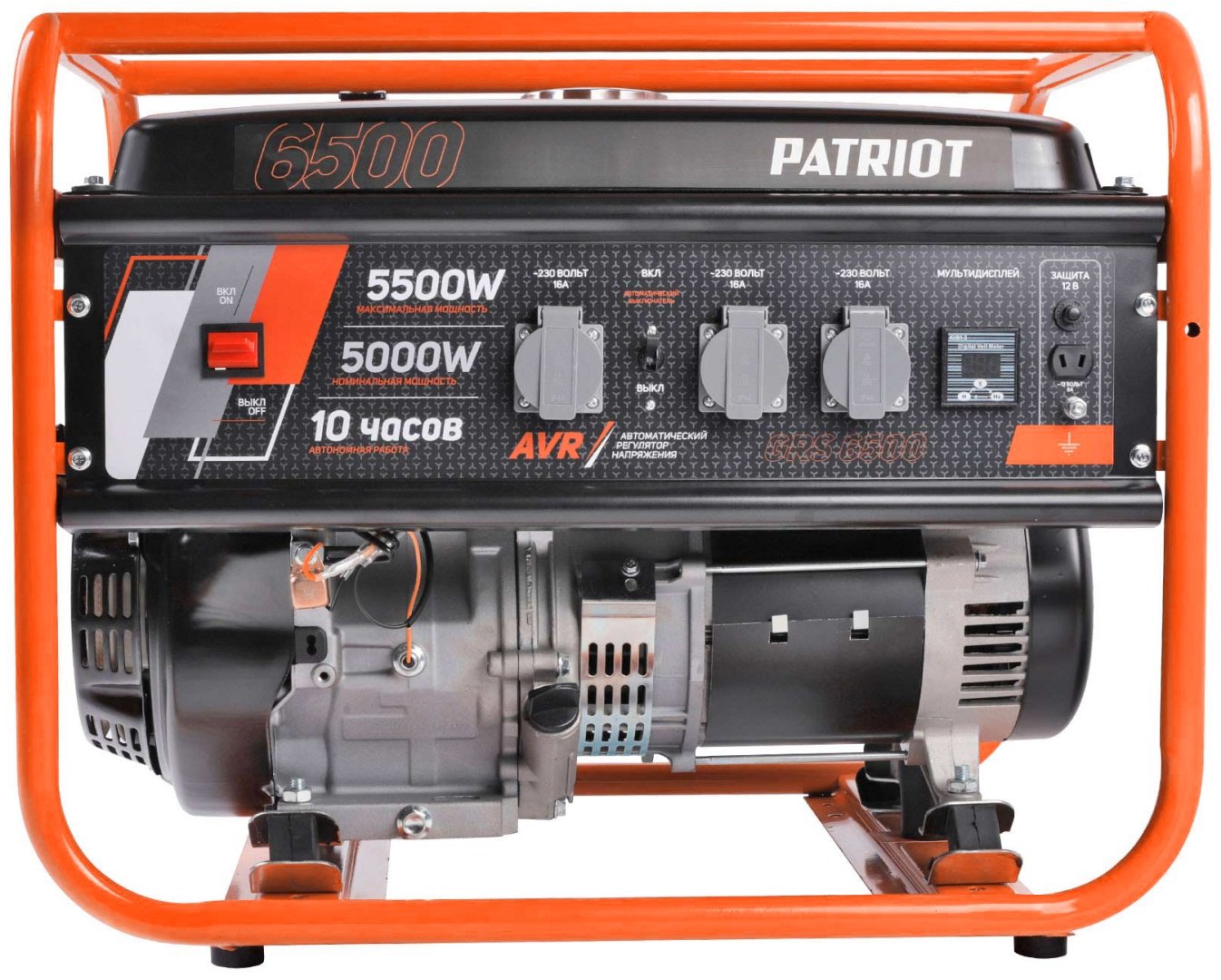 Электростанция бензиновая Patriot 5 кВт 1 (220 В), PATRIOT GRS 6500 - ForteMarket Электростанция бензиновая Patriot 5 кВт 1 (220 В), PATRIOT GRS 6500 купить,0