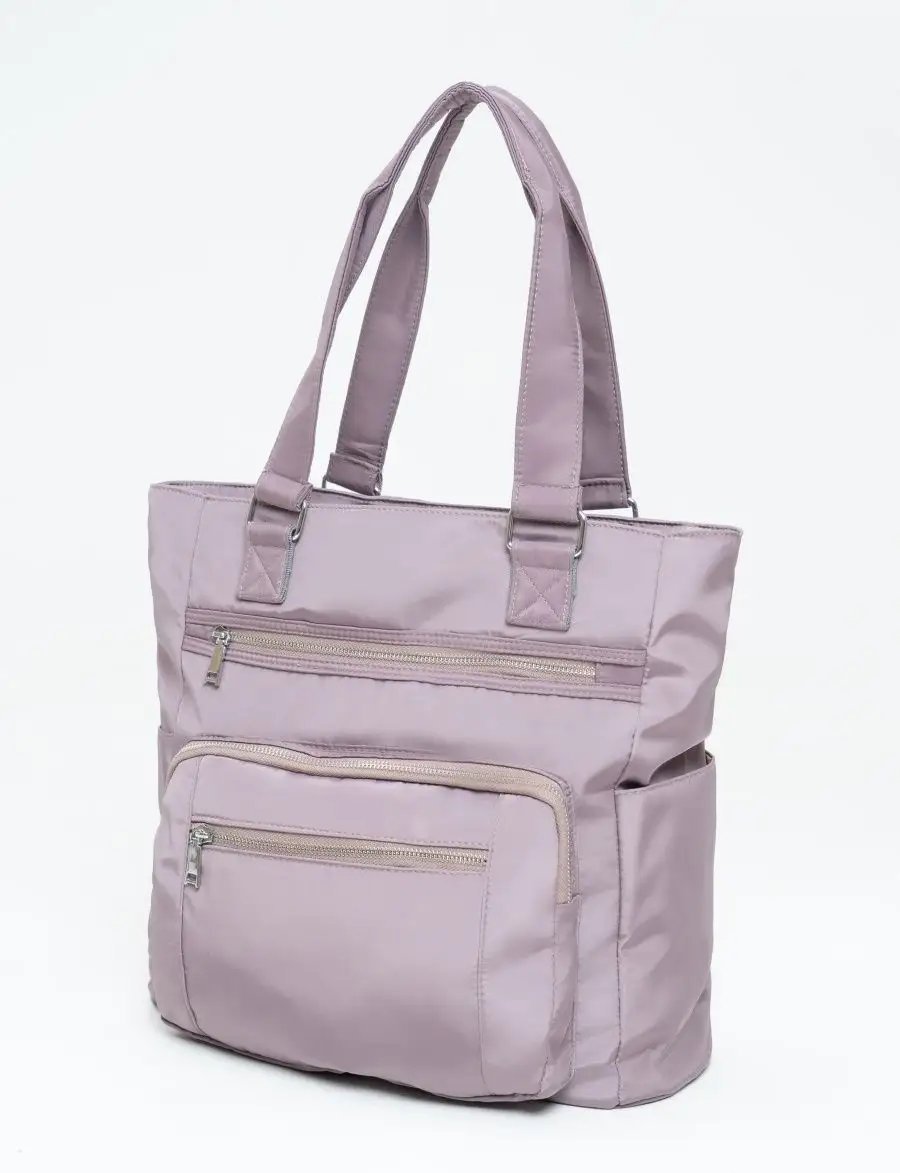 Мини-сумка EVERBAG нейлон бежевый купить,NaN