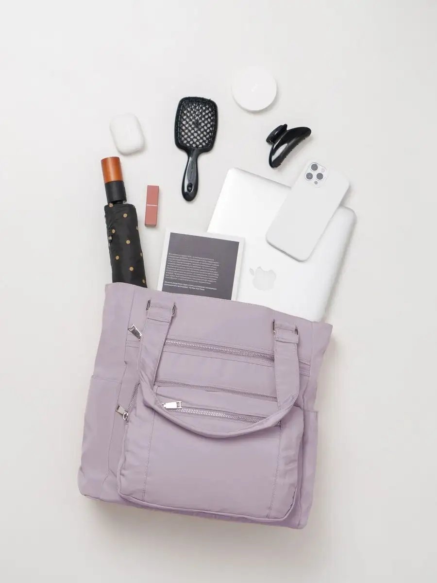 Мини-сумка EVERBAG нейлон бежевый купить,NaN