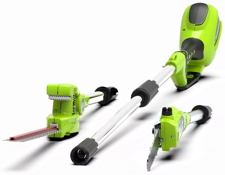 Кусторез Greenworks G40PSH 1303907