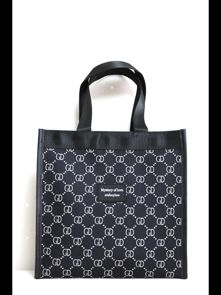 Сумка шоппер Priness's Bags экокожа черный купить,NaN