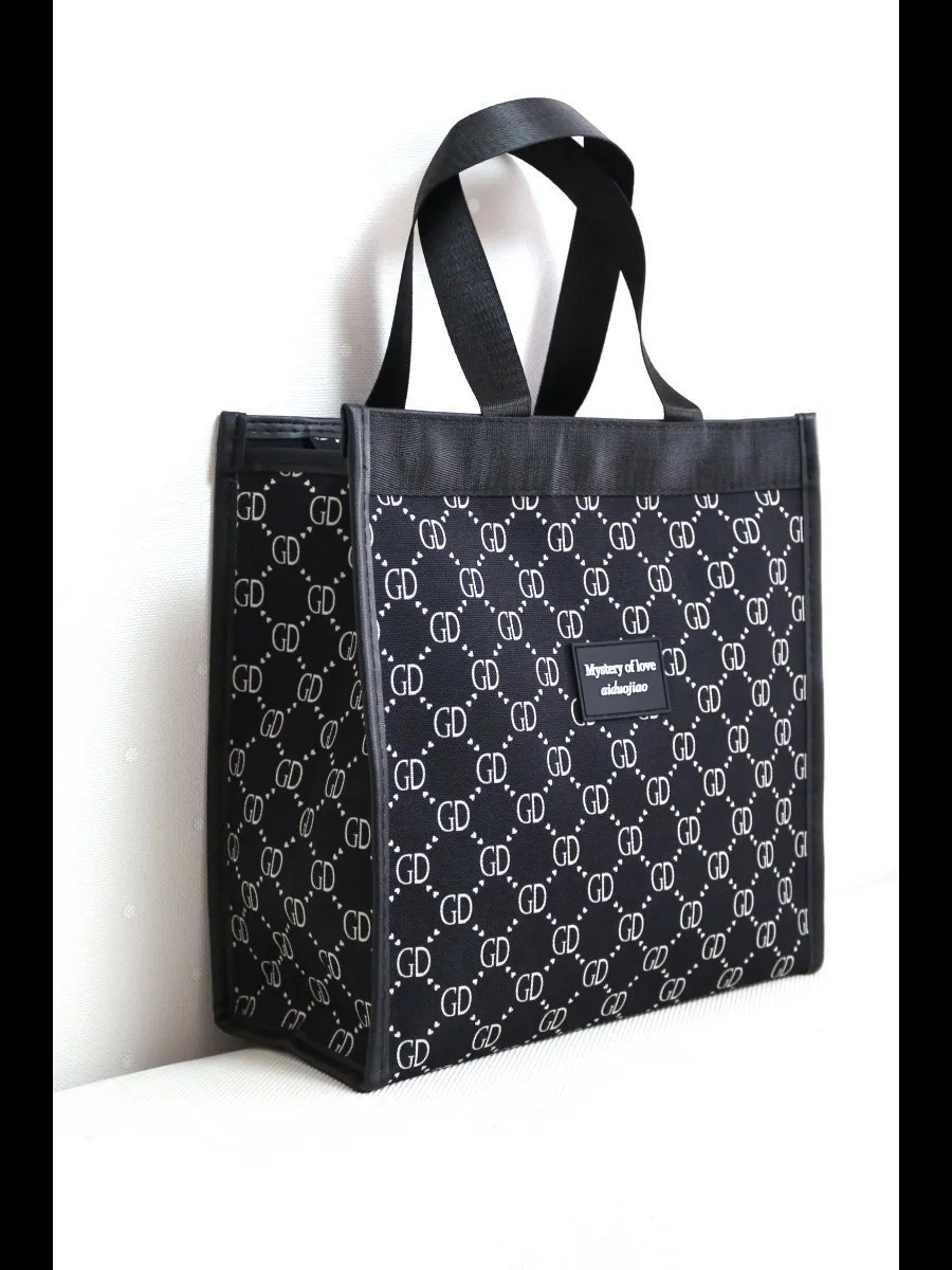 Сумка шоппер Priness's Bags экокожа черный купить,NaN