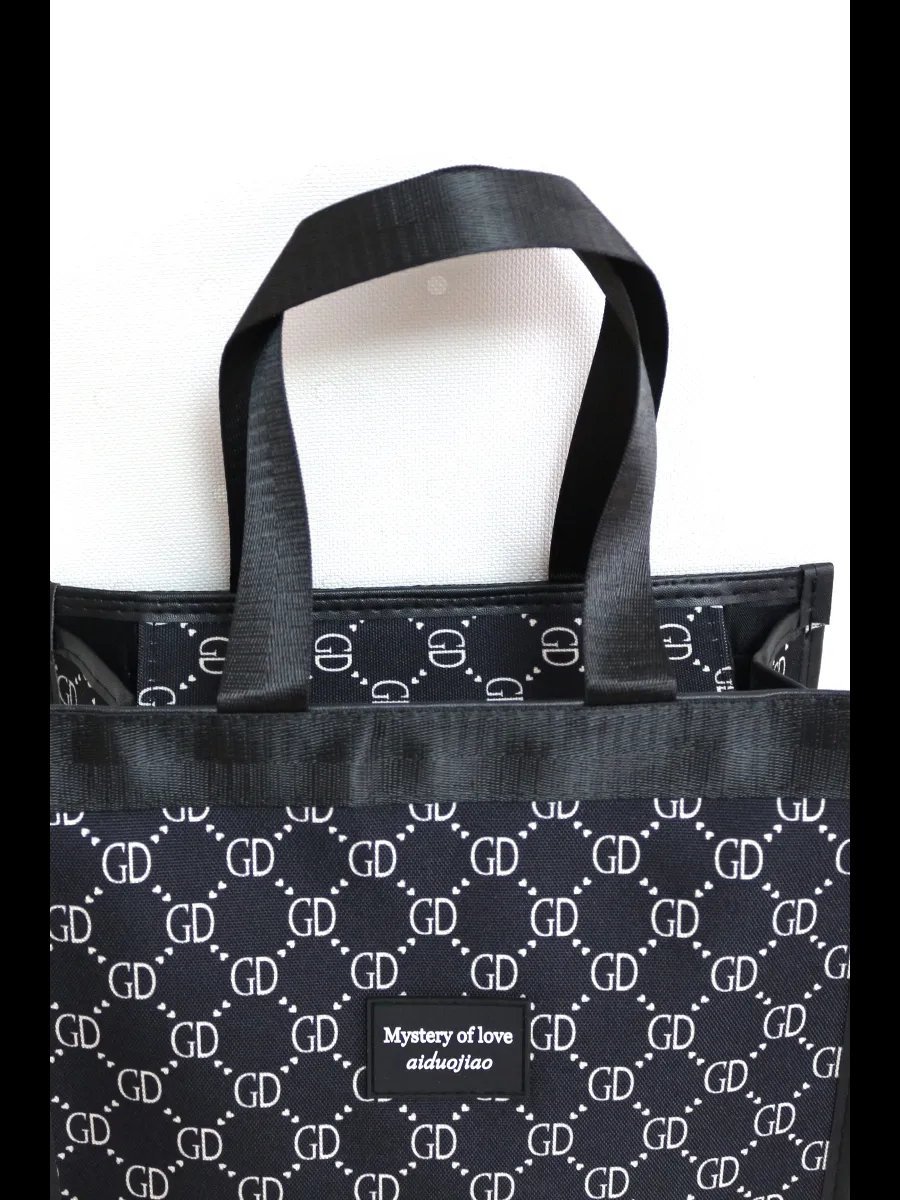 Сумка шоппер Priness's Bags экокожа черный купить,NaN