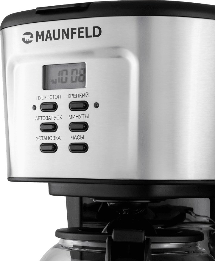 Кофеварка MAUNFELD MF-722S черный купить,NaN