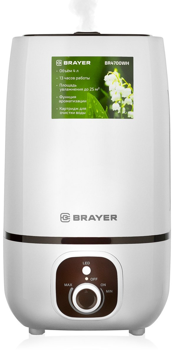 Увлажнитель воздуха BRAYER BR4700-WH белый купить,NaN