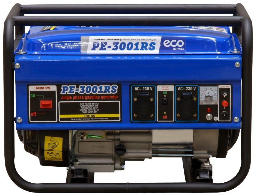 Электростанция бензиновая ECO 2.3 кВт 1 (220 В), PE-3001RS