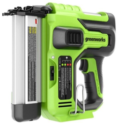 Скобозабиватель Greenworks аккумуляторный GD24BN (3400707RU)