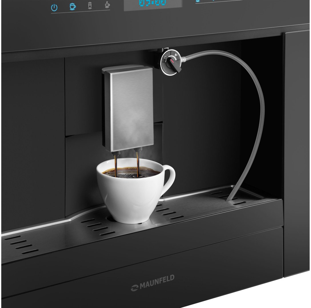 Кофемашина MAUNFELD AMCM1503B черный купить,NaN