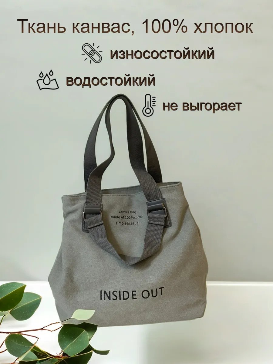 Сумка шоппер канвас голубой купить,NaN