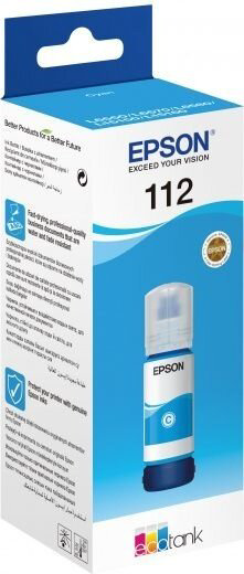 Чернила Epson 112 голубой