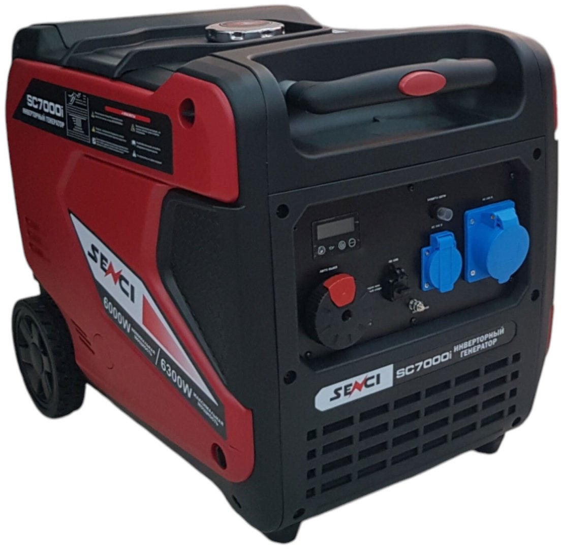 Электростанция бензиновая SENCI 6.3 кВт 1 (220 В), SC7000i