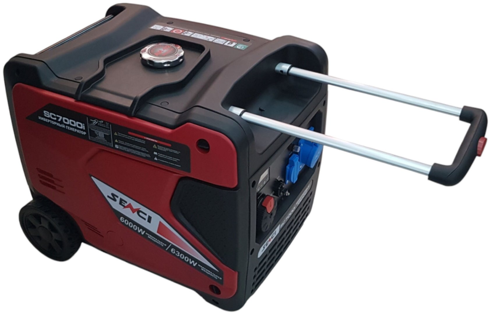 Электростанция бензиновая SENCI 6.3 кВт 1 (220 В), SC7000i