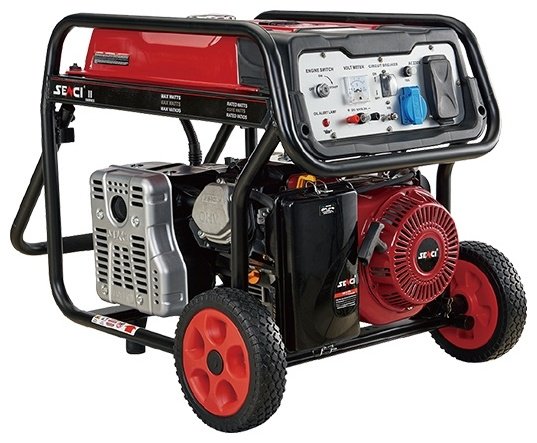 Электростанция бензиновая SENCI 7500 кВт 3 (380/220 В), SC10000-TE-II