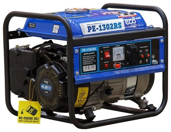 Электростанция бензиновая ECO 0.9 кВт 1 (220 В), PE-1302RS купить,NaN