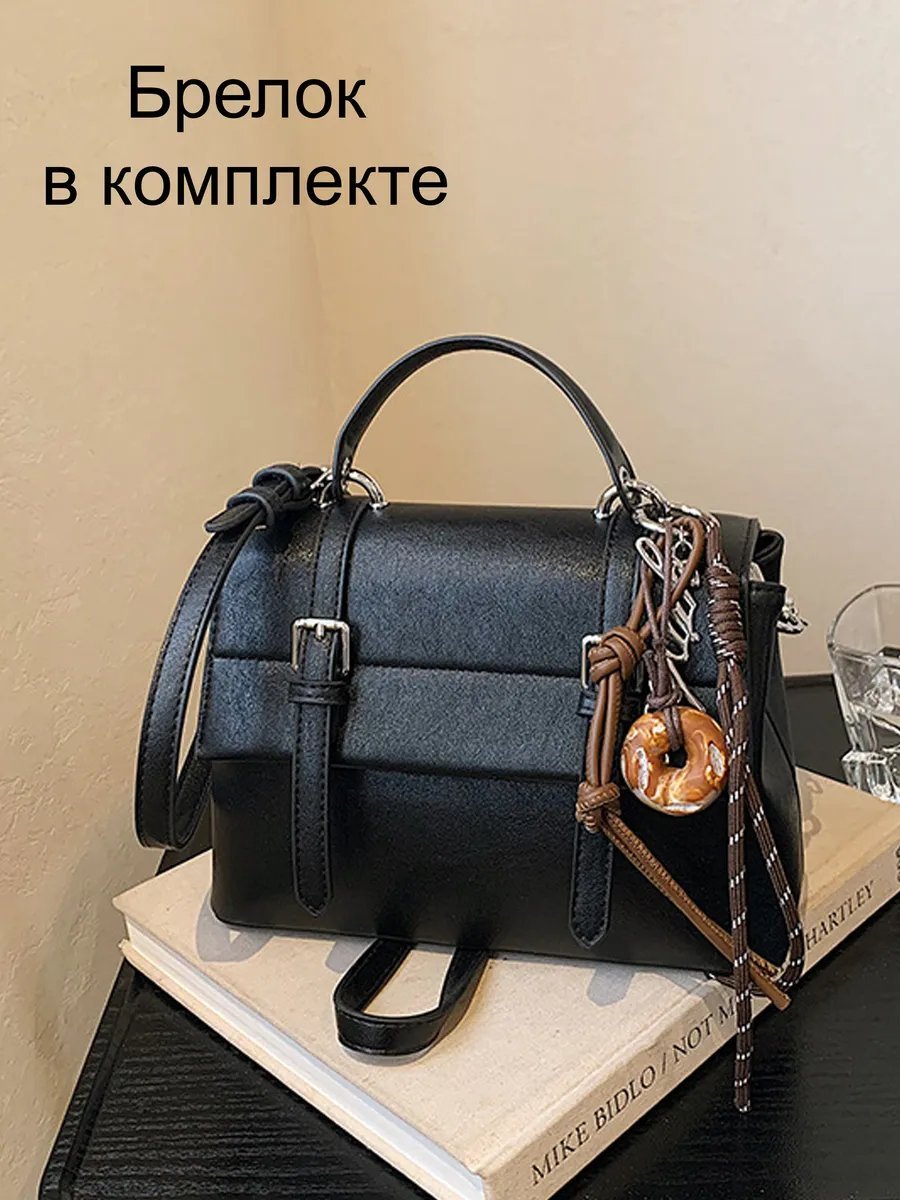 Мини-сумка Polianna экокожа черный купить,NaN