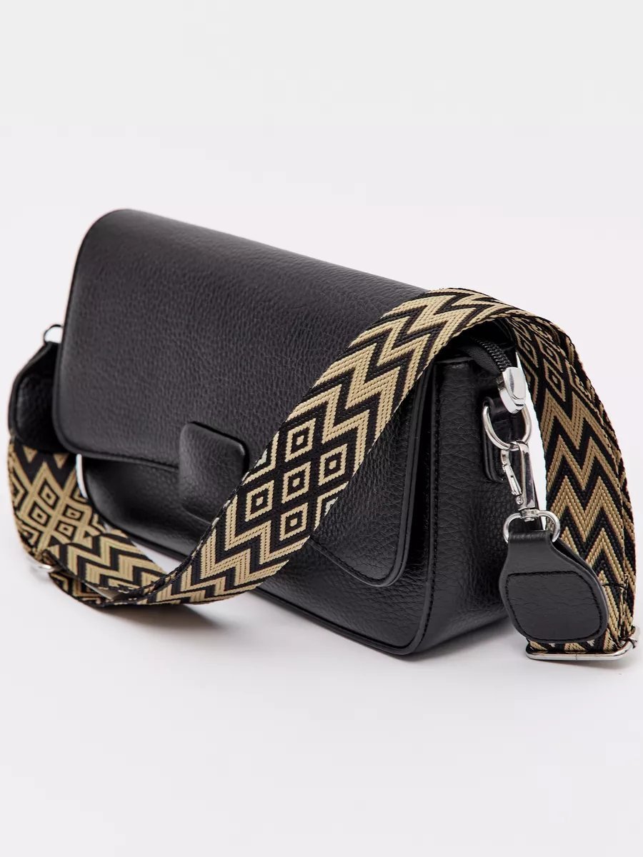 Сумка кросс-боди Bolder Bags экокожа черный купить,NaN