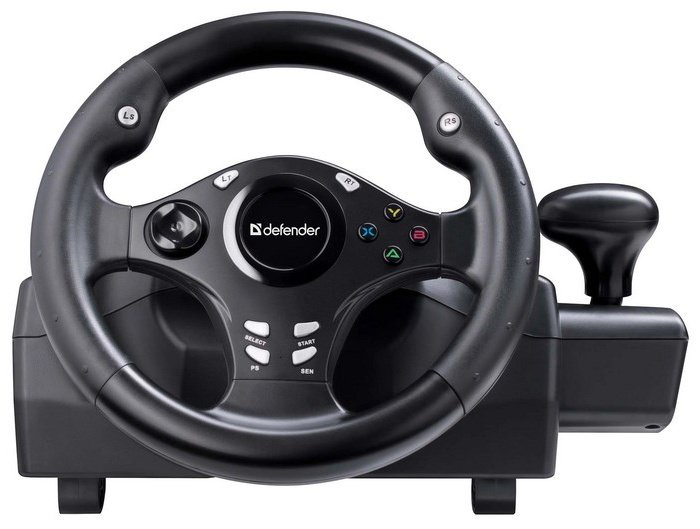 Игровой контроллер Defender Rager 64067 черный купить,46990