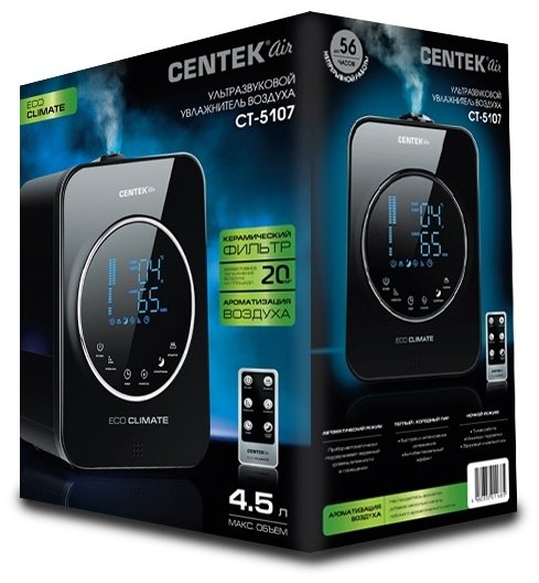 Увлажнитель воздуха CENTEK CT-5107 черный купить,NaN