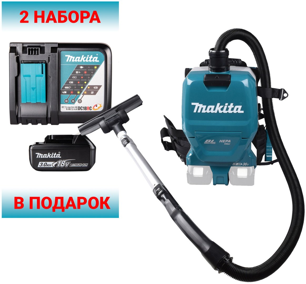 Садовый пылесос Makita DVC261ZX11AK