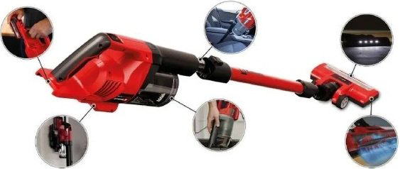 Пылесос Einhell TE-SV 18 Li-Solo черный, красный купить,79900