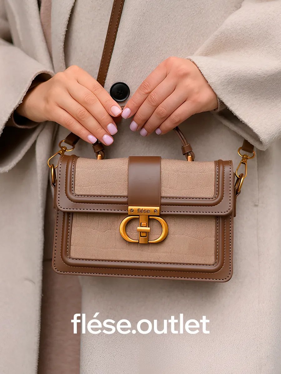 Сумка кросс-боди flese.outlet экокожа бежевый купить,NaN