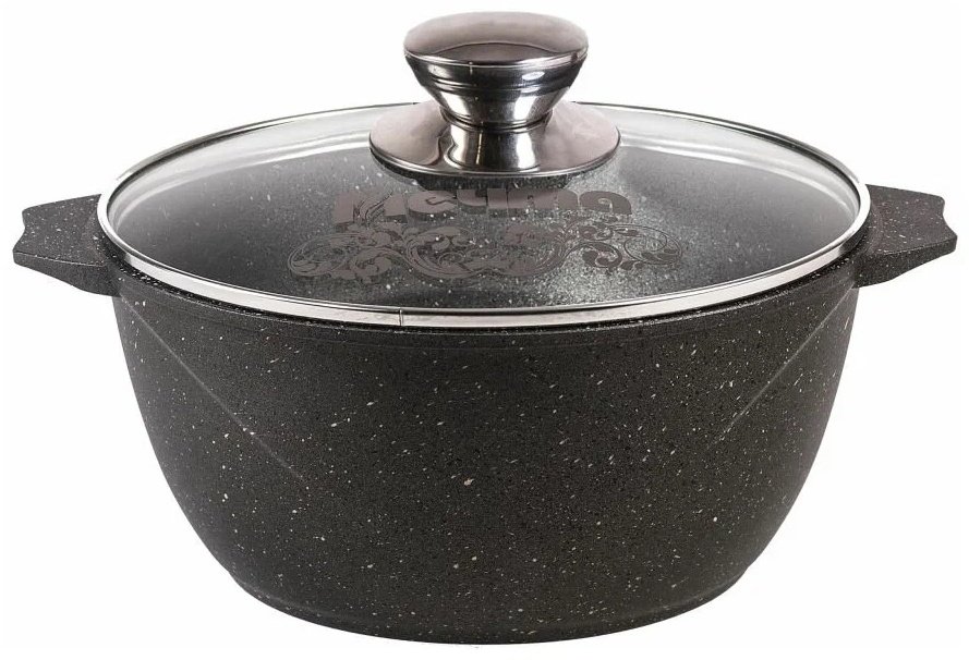 Кастрюля 4 л, Мечта АП Гранит black 44802 алюминий купить,NaN