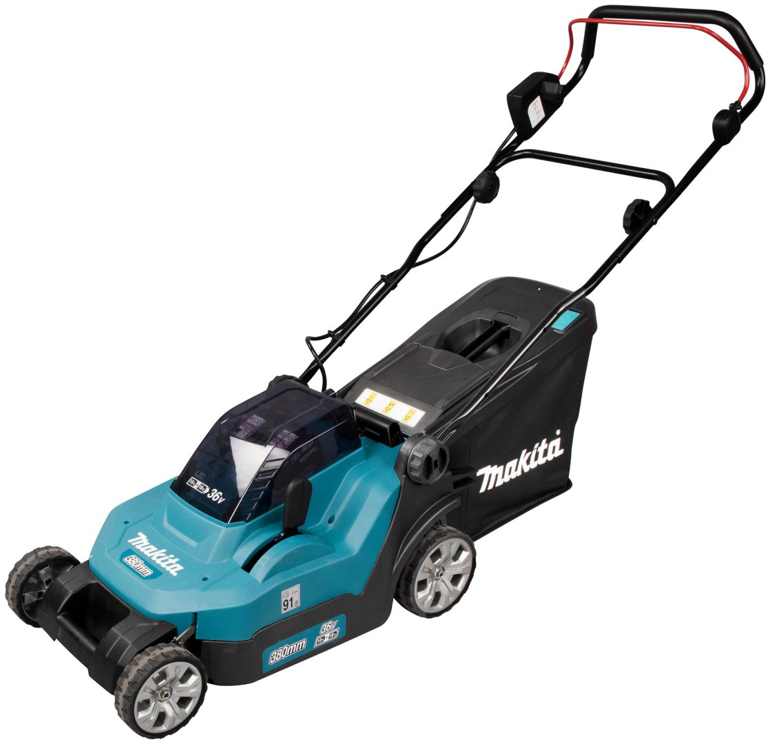 Газонокосилка колесная аккумуляторная Makita DLM382PM2 купить,NaN