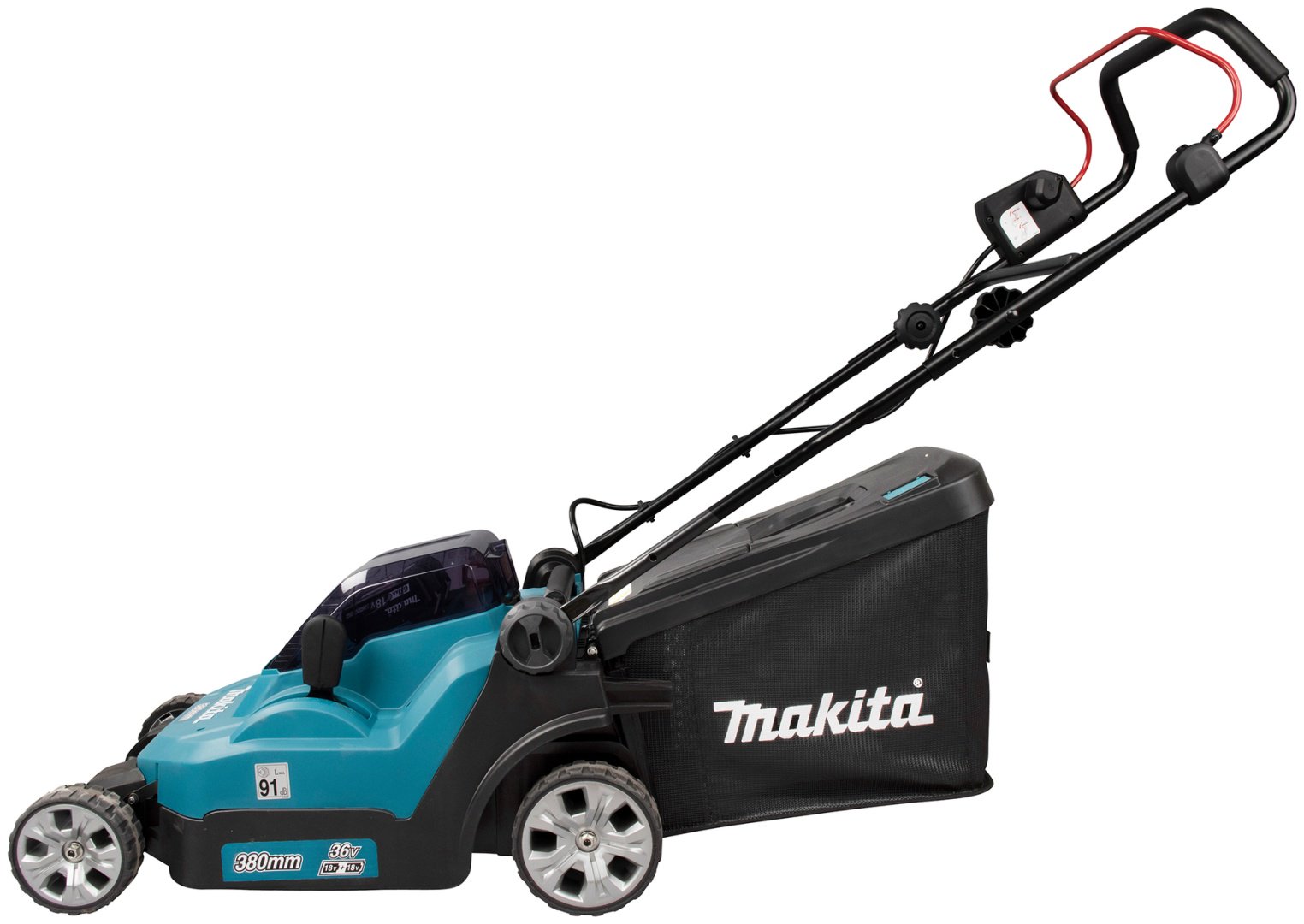 Газонокосилка колесная аккумуляторная Makita DLM382PM2 купить,0